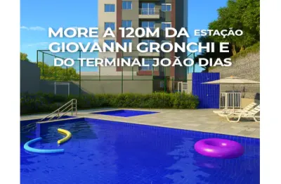 Apartamento 37 a 41m² - 2 dormitórios. 120 m da estação giovanni gronchi