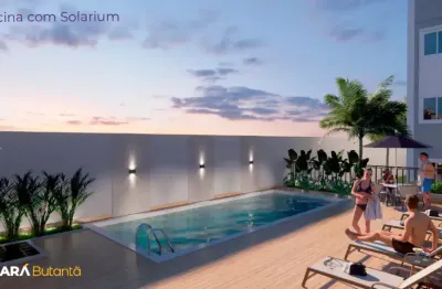 Apartamento com 26m² - 1 e 2 dormitórios com varanda e 1 vaga de garagem