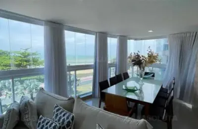 Frente para o mar com 250m&sup2;, sendo 4 su&iacute;tes, lazer completo - praia de itaparica, vila velha - es