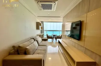 Cobertura duplex de alto padr&atilde;o frente e com vista mar - praia de itaparica, vila velha - es