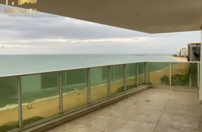 Frente mar com fechamento na varanda, sendo  4 suites, apto novo, primeira loca&ccedil;&atilde;o - praia da costa, vila