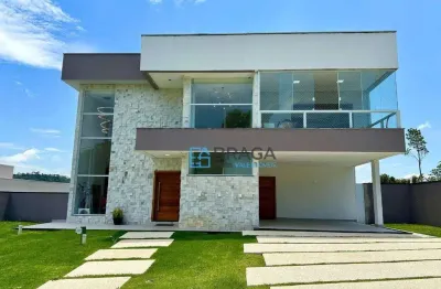 Casa com 5 dormitórios, 580 m² - venda por r$ 2.450.000,00 ou aluguel por r$ 12.905,00/mês - recanto santa barbara - jambeiro/sp