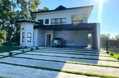 Casa com 4 dormitórios à venda, 420 m² por r$ 2.590.000,00 - recanto santa barbara - jambeiro/sp