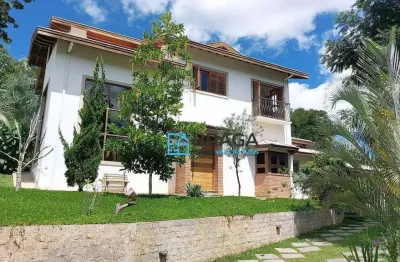 Casa com 4 dormitórios à venda, 355 m² por r$ 2.150.000,00 - recanto santa barbara - jambeiro/sp