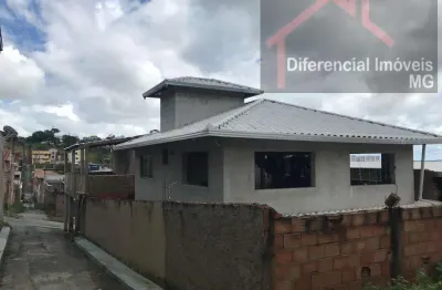 Casa para venda em vespasiano, serra dourada, 2 dormitórios, 1 banheiro, 1 vaga