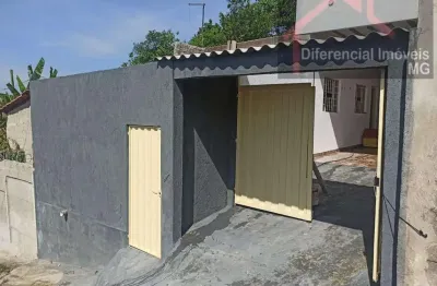 Casa para venda em contagem, estaleiro, 2 dormitórios, 1 banheiro, 2 vagas