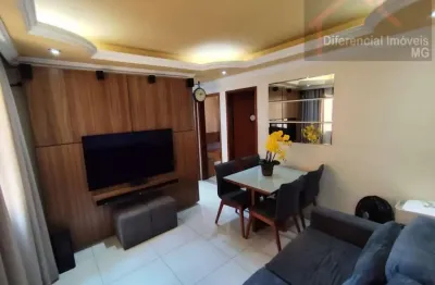 Apartamento para venda em contagem, riacho das pedras, 2 banheiros, 2 vagas
