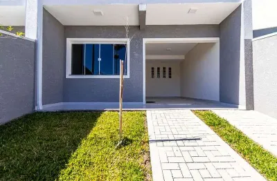 Sobrado novo a venda com duas suítes no alto boqueirão em curitiba