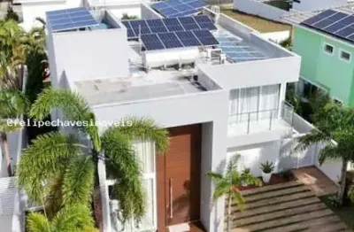 Casa em Condomínio para Venda em Camaçari, Vila de Abrantes (Abrantes), 4 dormitórios, 4 suítes, 5 banheiros, 4 vagas