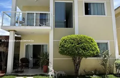 Casa em condomínio para venda em lauro de freitas, miragem, 4 dormitórios, 3 suítes, 4 banheiros, 2 vagas