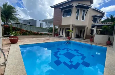 Casa em condomínio para venda em lauro de freitas, portão, 3 dormitórios, 3 suítes, 4 banheiros, 10 vagas