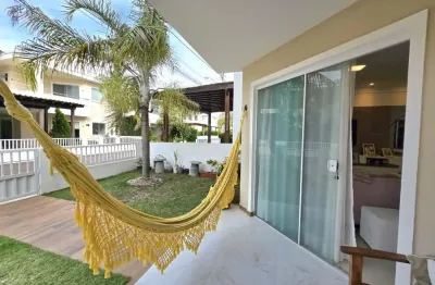 Casa com 4/4 no foz do joanes em buraquinho, energia solar e piscina privativa