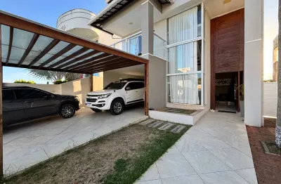 Linda casa com 4/4 em condomínio pra locação localizada em abrantes