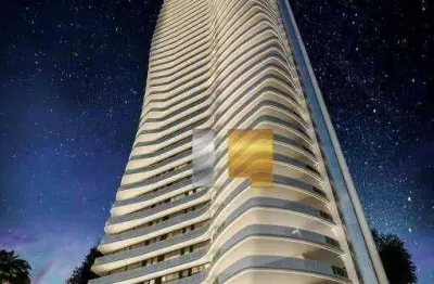 Apartamento com 4 dormitórios à venda, 379 m² por r$ 8.500.000,00 - meireles - fortaleza/ce