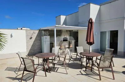 Magnífica cobertura linear, com 3 qts, vista mar, no le quartier , recreio dos bandeirantes.