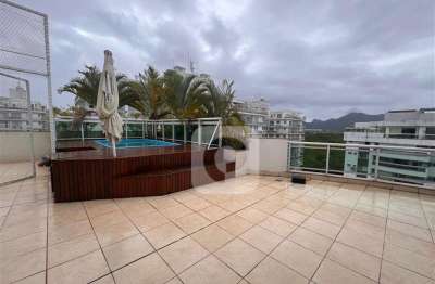 Cobertura 4 quartos 316m2 condominio máximo recreio dos bandeirantes