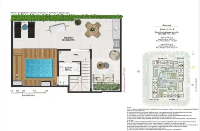 Belíssima cobertura dupléx localizada no bairro planejado cidade arte