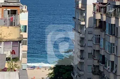 Cobertura duplex de 250 m²  com 4 quartos e 2 vaga a venda - copacabana -rj