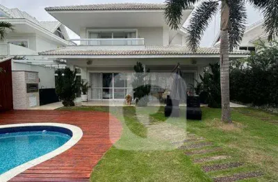 Casa 4 suítes à venda na barra da tijuca  porteira fechada condomínio blue houses