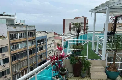 Patrimovel vende em ipanema apartamento de 3 quartos com vista mar e rooftop