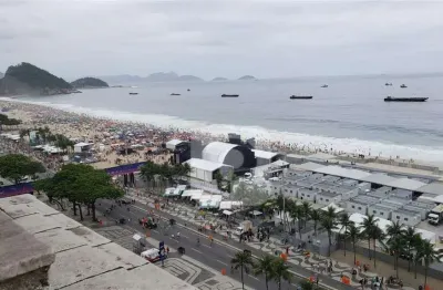 Apartamento 80m² 2 quartos 1 suíte prédio frente mar av. atlântica posto 3 a venda