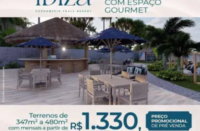 Terreno à venda, 347 m² por r$ 1.330,00 - bananeiras - araruama/rj