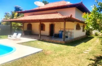 Casa com 3 dormitórios à venda, 100 m² por r$ 300.000,00 - praia do barbudo - araruama/rj
