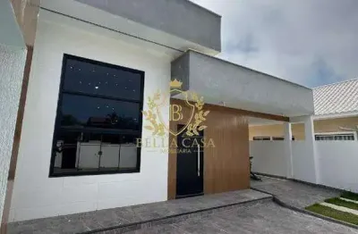 Casa contemporânea com 3 quartos por r$690.000,00 - vila capri - araruama/rj