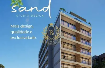 Sand studio design em cabo frio – studios de alto padrão com piscina, restaurante e fitness no centro