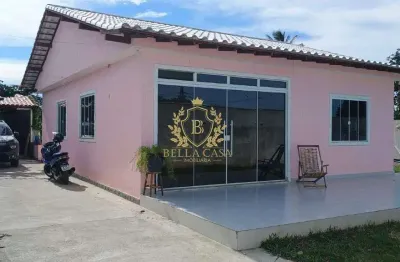 Casa confortavel com 2 quartos, 1 suíte por r$380.000,00 - japão - araruama/rj