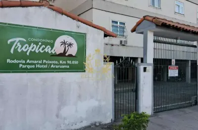 Apartamento à venda por r$ 240.000,00 – condomínio tropical – parque hotel, araruama/rj