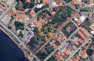 Terreno de 14.500 m² em frente a lagoa à venda por r$ 8.500.000,00 - pontinha - araruama/rj