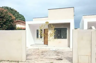 Casa contemporânea com 2 quartos – à venda - fazendinha-araruama/rj