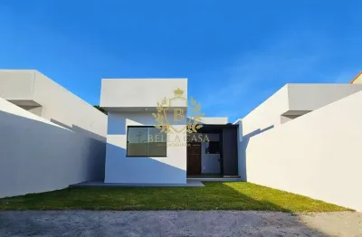 Oportunidade na fazendinha/araruama – casa contemporânea independente em etapa final de obra – à venda com 2 quartos