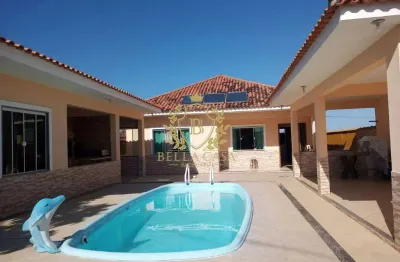 Casa em condomínio residencial com 144,00m² à venda por r$ 430.000,00 - fazendinha - araruama/rj