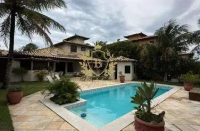 Casa em condomínio com 4 suítes à venda por - manguinhos r$ 2.300.000,00 - armação dos búzios/rj