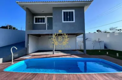 Casa com 2 quartos à venda por r$ 369.000,00 - bacaxá - saquarema/rj