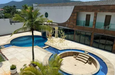Casa de alto padrão com 12 suítes para locação por r$ 12.000,00 -jaconé-saquarema/rj