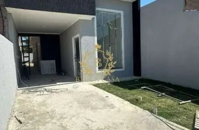Casa com 2 quartos em fase de acabamento à venda de r$ 380.000,00 - parque tamariz - iguaba grande/rj