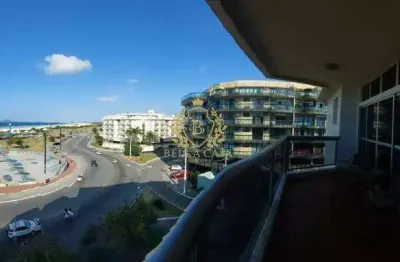 Apartamento 120m² com Vista Mar em Algodoal, Cabo Frio – 3 Vagas, Pronto para Morar