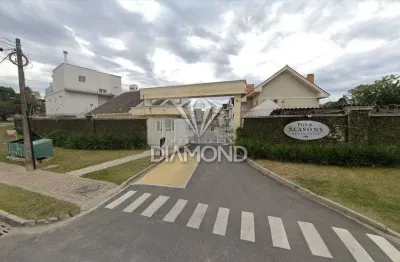 Terreno em condomínio fechado à venda na rua antônio turíbio teixeira braga, 136, butiatuvinha, curitiba por r$ 850.000