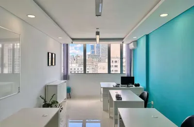 Sala comercial para alugar na rua xv de novembro, 51, centro, curitiba, 38 m2 por r$ 1.500