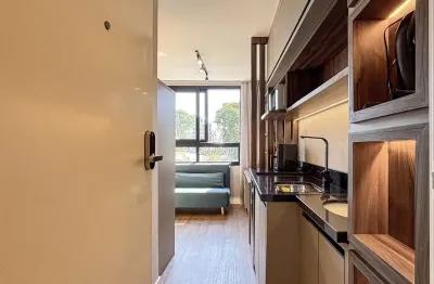 Kitnet / stúdio para alugar na rua campos sales, 329, alto da glória, curitiba, 14 m2 por r$ 2.200