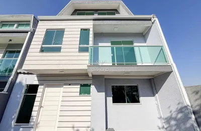 Casa em condomínio fechado com 3 quartos à venda na rua antônio meirelles sobrinho, 774, cajuru, curitiba, 146 m2 por r$ 750.000