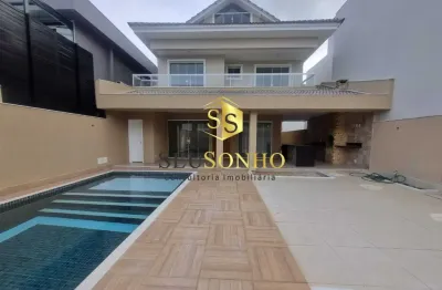 Casa tríplex 4 suítes c/área gourmet e piscina - bothanica nature recreio
