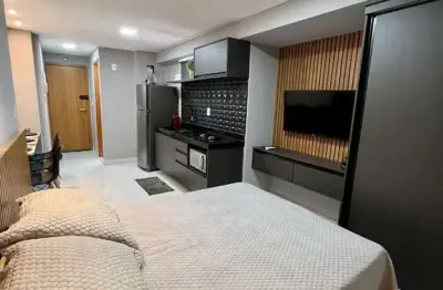 Flat mobiliado com ar-condicionado em intermares, cabedelo – 22,64 m², 1 quarto
