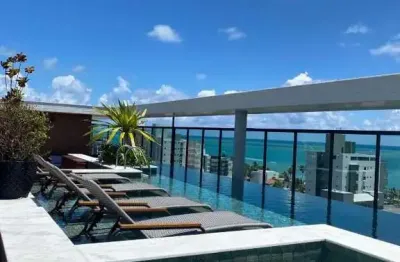 Apartamento com 1 quarto à venda, 66,28 m² - camboinha - cabedelo/pb
