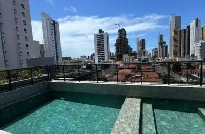 Flat com 1 quarto à venda na Rua Eutiquiano Barreto, Manaíra, João Pessoa