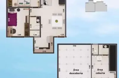 Cobertura com 2 quartos à venda na rua martins barbosa, benfica, juiz de fora, 90 m2 por r$ 269.000