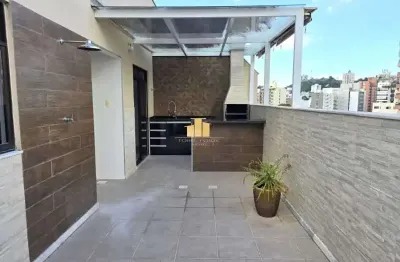 Cobertura com 4 quartos à venda na rua barão de aquino, passos, juiz de fora, 180 m2 por r$ 980.000